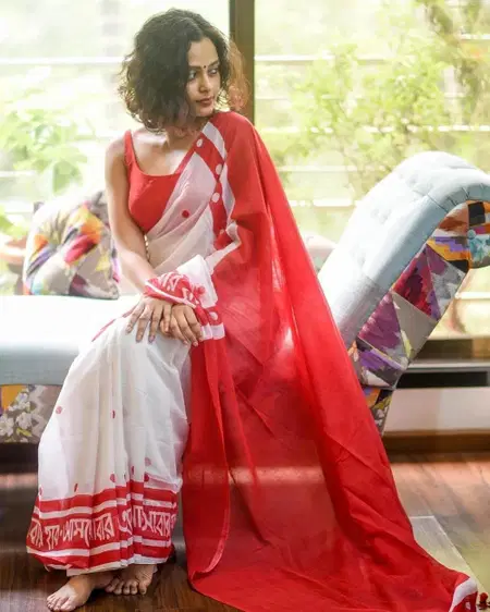 MG 116 Original Linen Latkan Digital Printed Saree Wholesale Price In Surat